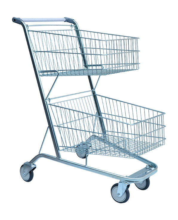 CARRINHO 120L – DUPLO CESTO